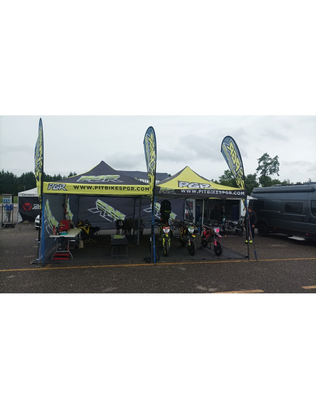 Carpa PGR 3x3 con 4 laterales