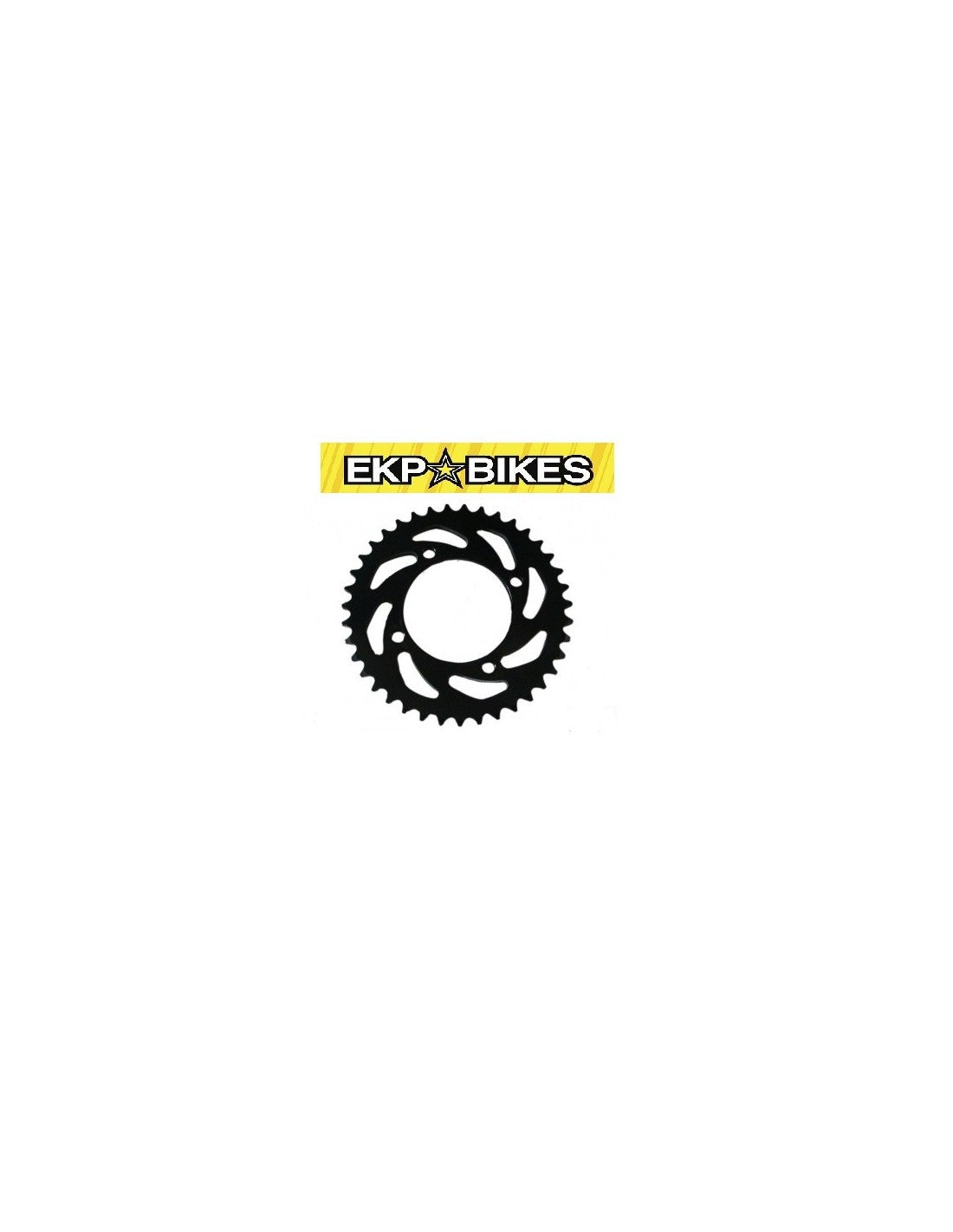 Corona hierro Pit Bike 4 agujeros Paso 428