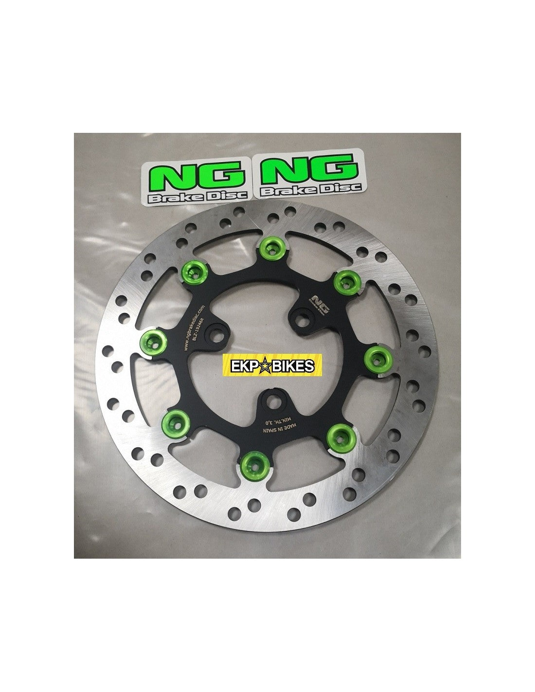 Disco de freno NG 240mm flotante 3 agujeros Llantas VMC y AYRTON ref. BLZ