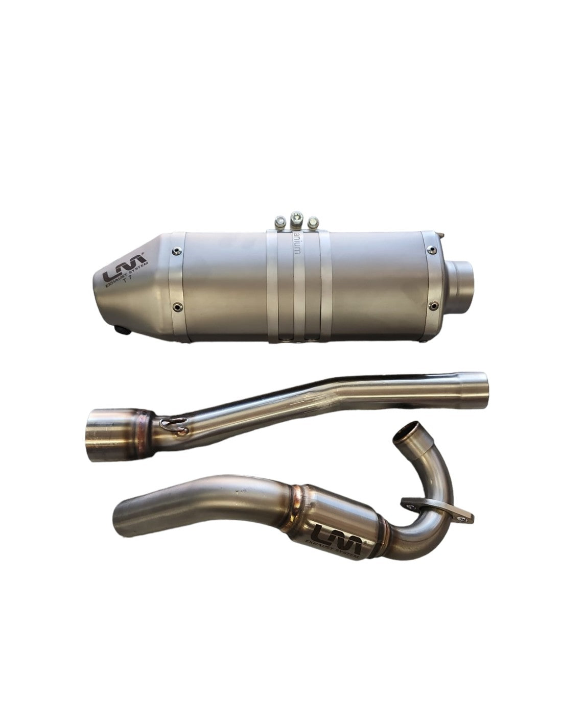 Escape LM Titanio alto para Pit Bike