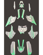 Kit adhesivos PGR Arrow 110-125 Estética Husqvarna Pequeña