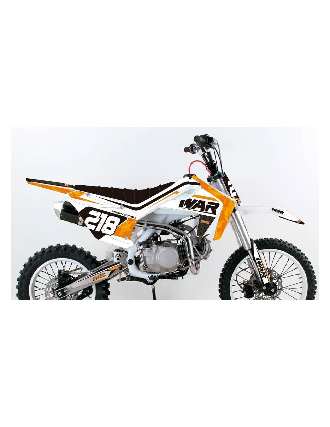 Kit Adhesivos PGR WAR 125-140 Estética Husqvarna