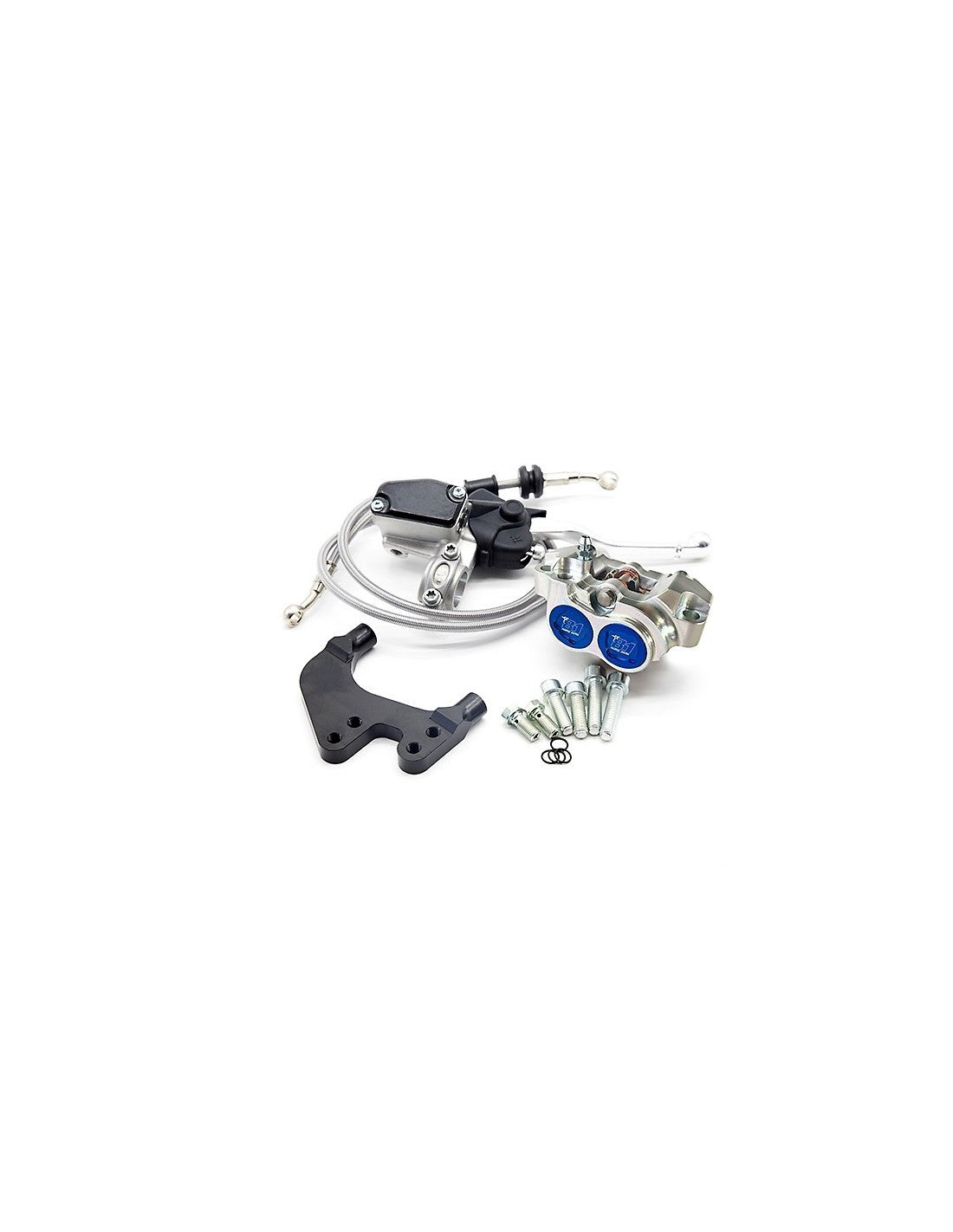 Kit completo de freno delantero 8.1 con pinza New Era para Yamaha Jog R / Aerox / Nitro, horquillas Paioli F33 y horquillas Stag