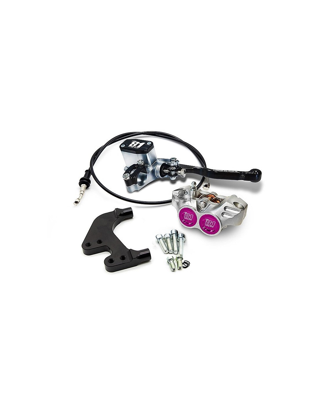 Kit de freno delantero comp. 8.1 con MC-11 + pinza New Era para horquillas Jog R / Aerox / Nitro, Paioli F33 y Stage6 R / T