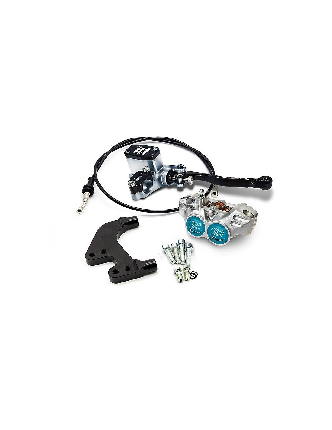 Kit de freno delantero comp. 8.1 con MC-11 + pinza New Era para horquillas Jog R / Aerox / Nitro, Paioli F33 y Stage6 R / T