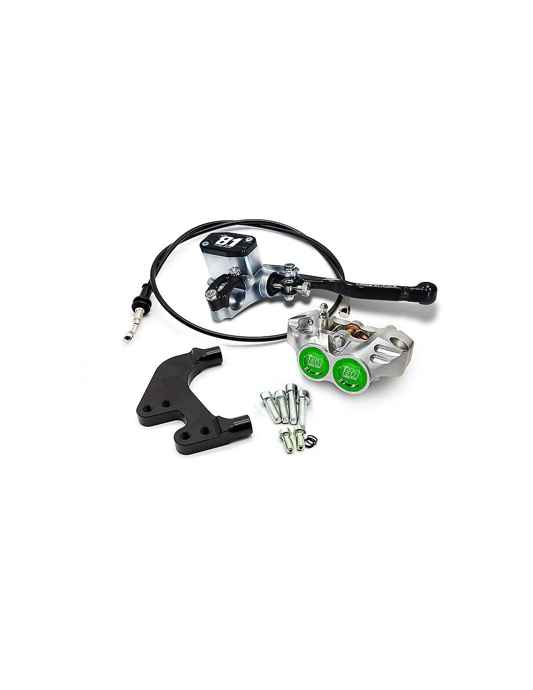 Kit de freno delantero comp. 8.1 con MC-11 + pinza New Era para horquillas Jog R / Aerox / Nitro, Paioli F33 y Stage6 R / T