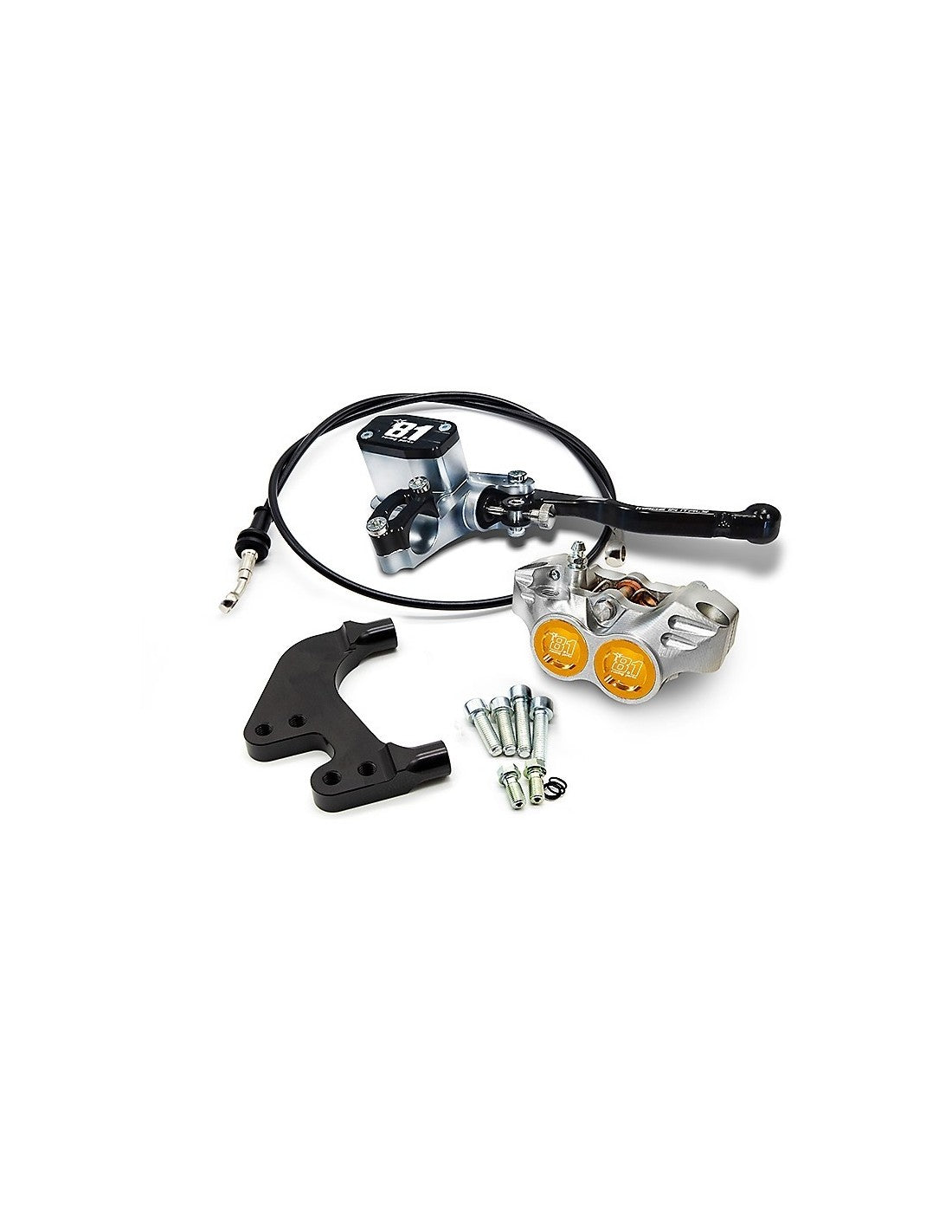 Kit de freno delantero comp. 8.1 con MC-11 + pinza New Era para horquillas Jog R / Aerox / Nitro, Paioli F33 y Stage6 R / T