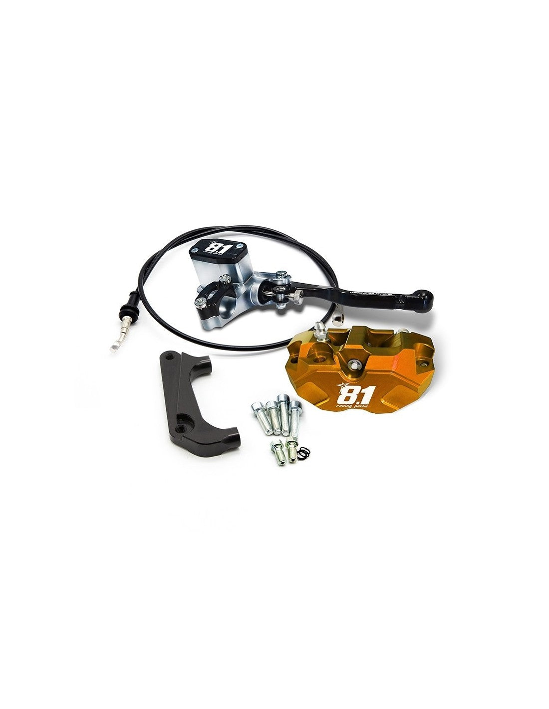 Kit de freno delantero comp. 8.1 con pinza MC-11 + Hurricane y bomba MC-11 para CRF 150