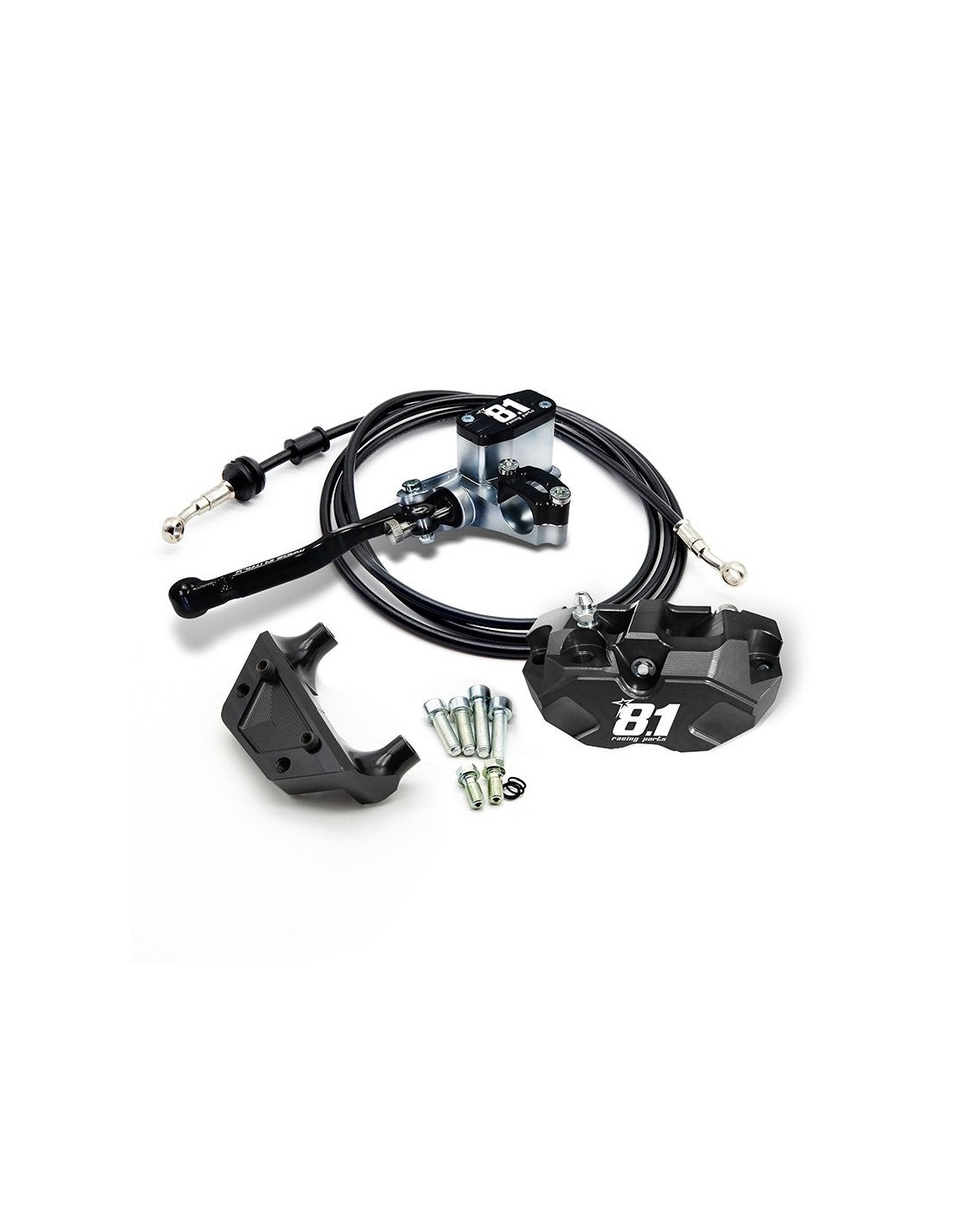 Kit de freno trasero comp. 8.1 con MC-11 + pinza tambor-disco Hurricane para Jog R / Aerox / Nitro / Phantom / Booster.