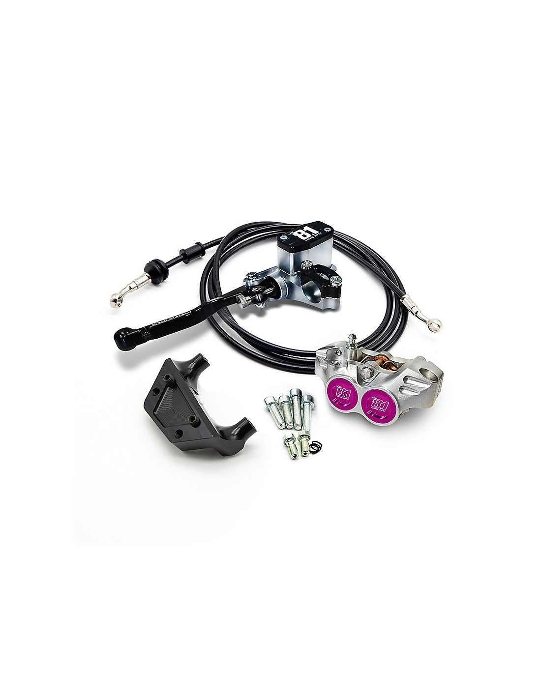 Kit de freno trasero comp. 8.1 con MC-11 + tambor-disco New Era Jog R / Aerox / Nitro / Phantom / pinza Booster