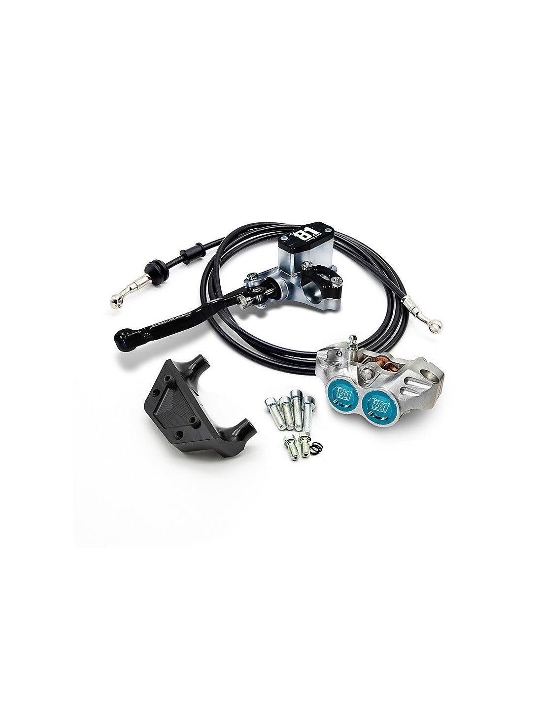 Kit de freno trasero comp. 8.1 con MC-11 + tambor-disco New Era Jog R / Aerox / Nitro / Phantom / pinza Booster