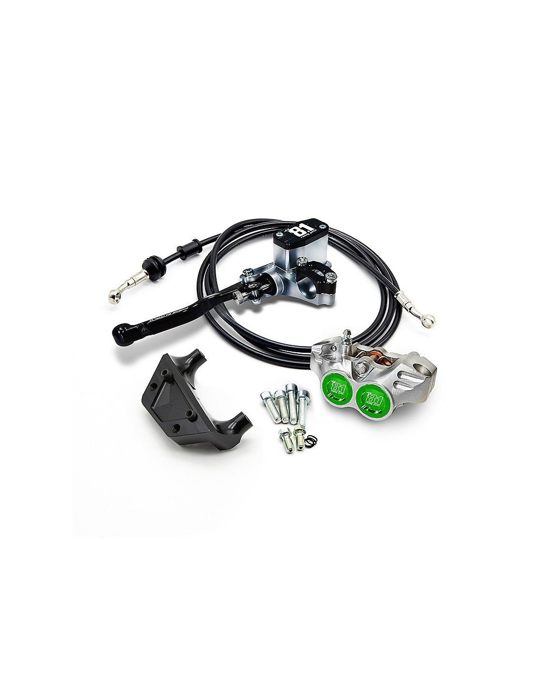 Kit de freno trasero comp. 8.1 con MC-11 + tambor-disco New Era Jog R / Aerox / Nitro / Phantom / pinza Booster