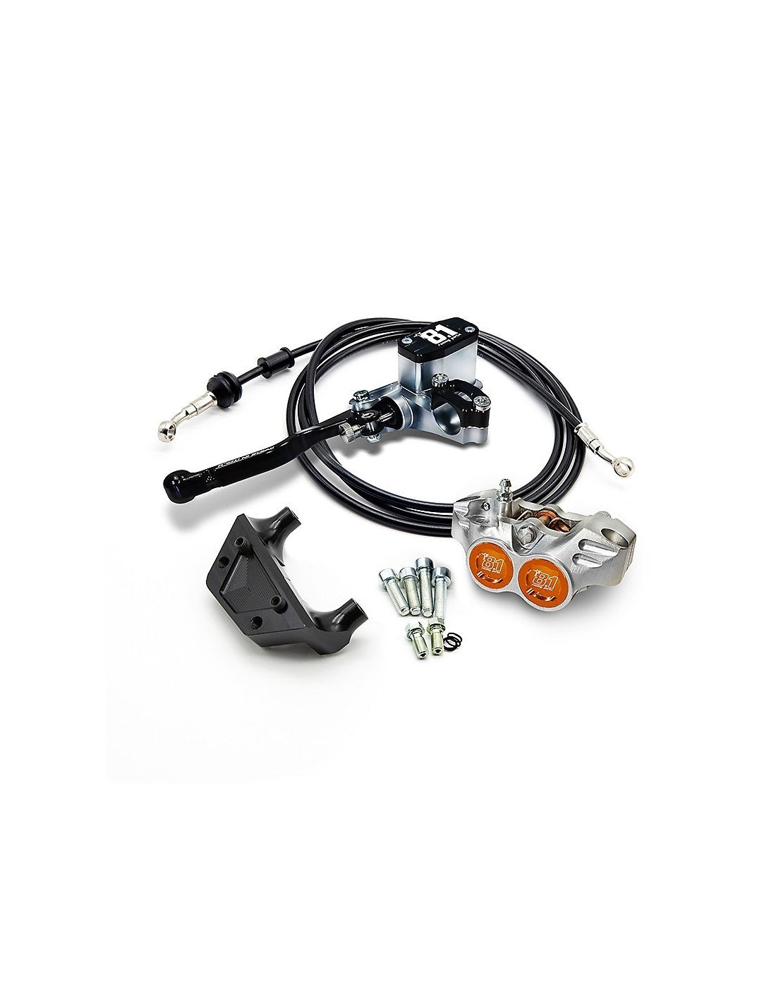 Kit de freno trasero comp. 8.1 con MC-11 + tambor-disco New Era Jog R / Aerox / Nitro / Phantom / pinza Booster