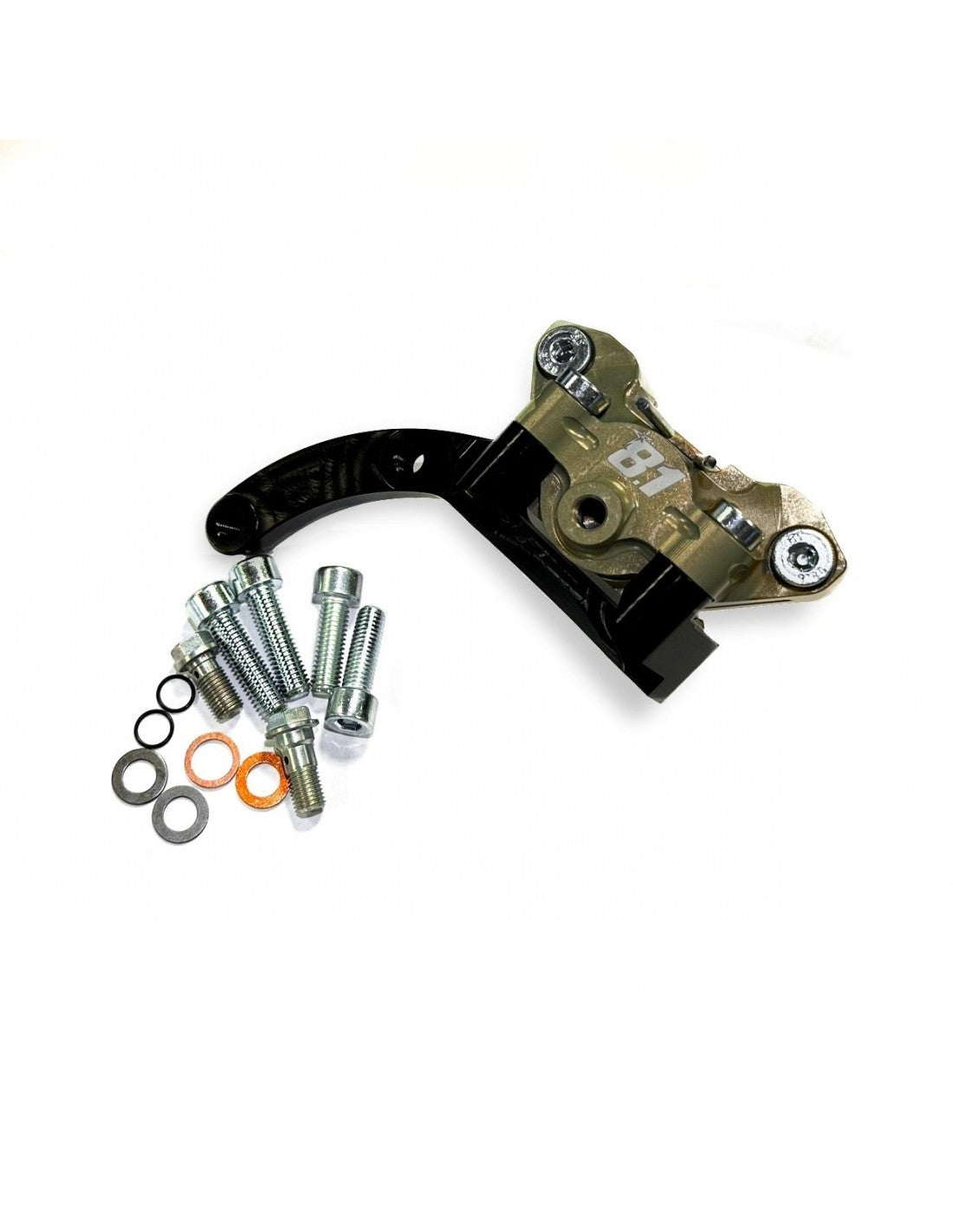 Kit de freno trasero parcial 8.1 con pinza DAYTONA y soporte para bloques motor Minarelli brazo largo, disco, cilindro horizonta