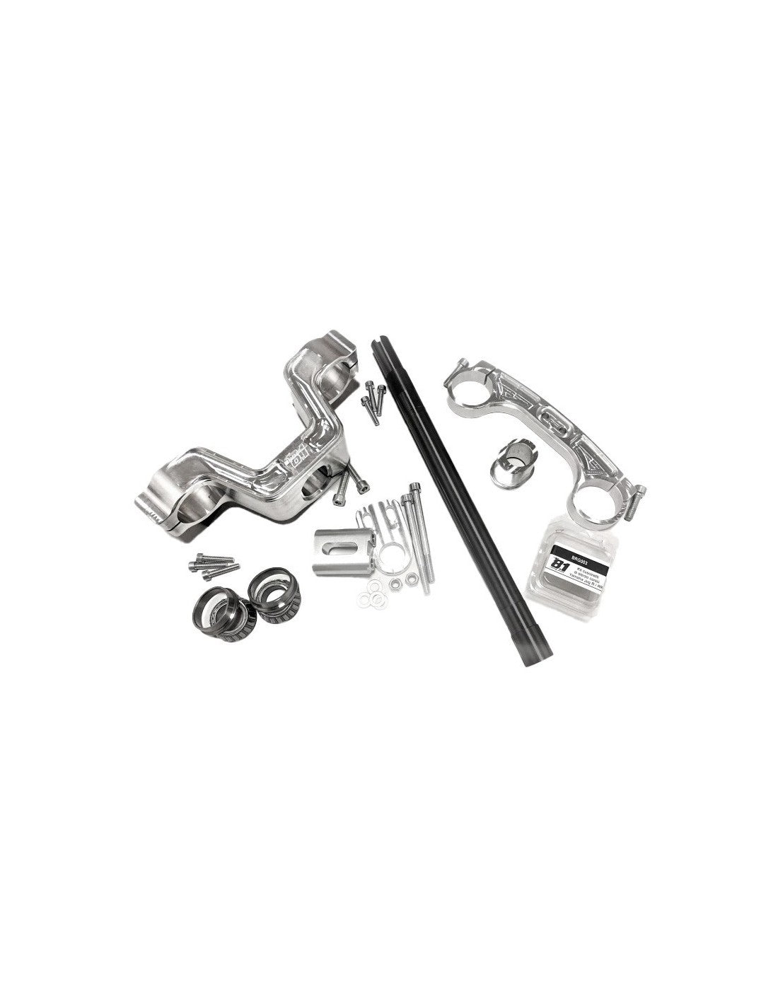 Kit de placa frontal para Malaguti F12, para horquillas de diámetro 45-48mm versión Ottopuntouno JF-1, FG Gubellini, MIR, Fastac