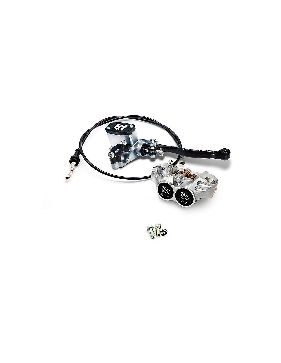Kit freno delantero comp. 8.1 con bomba MC-11 + pinza New Era 84mm + latiguillo para Pitbike