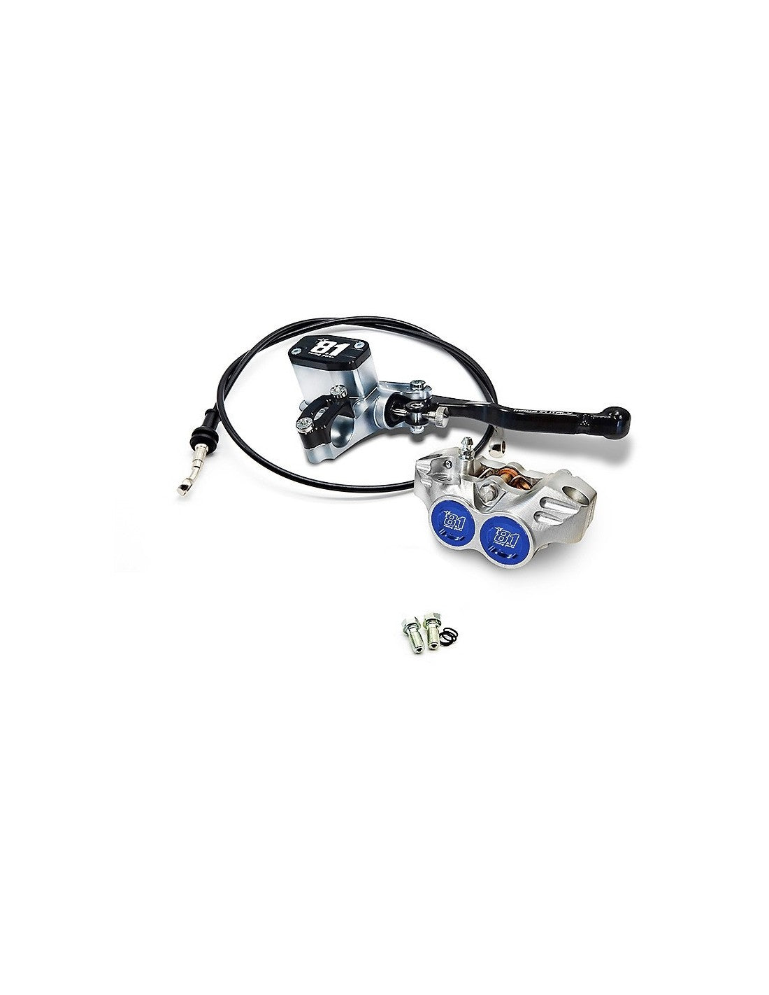 Kit freno delantero comp. 8.1 con bomba MC-11 + pinza New Era 84mm + latiguillo para Pitbike