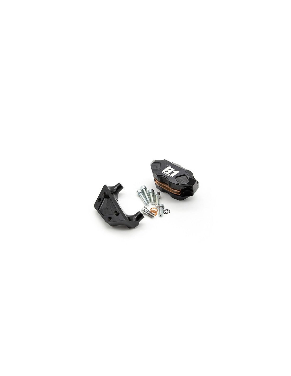Kit parcial de freno trasero 8.1 con pinza Hurricane para conversión de tambor a disco para Minarelli Jog R / Aerox / Nitro / Ph
