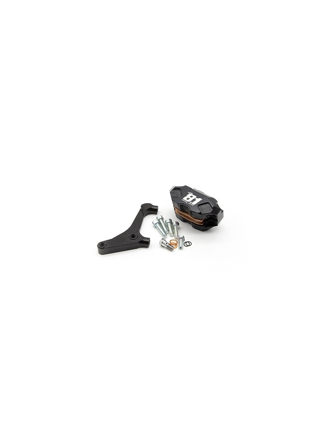 Kit parcial de freno trasero 8.1 con pinza Hurricane y soporte para bloques motor Minarelli brazo largo, disco, cilindro horizon