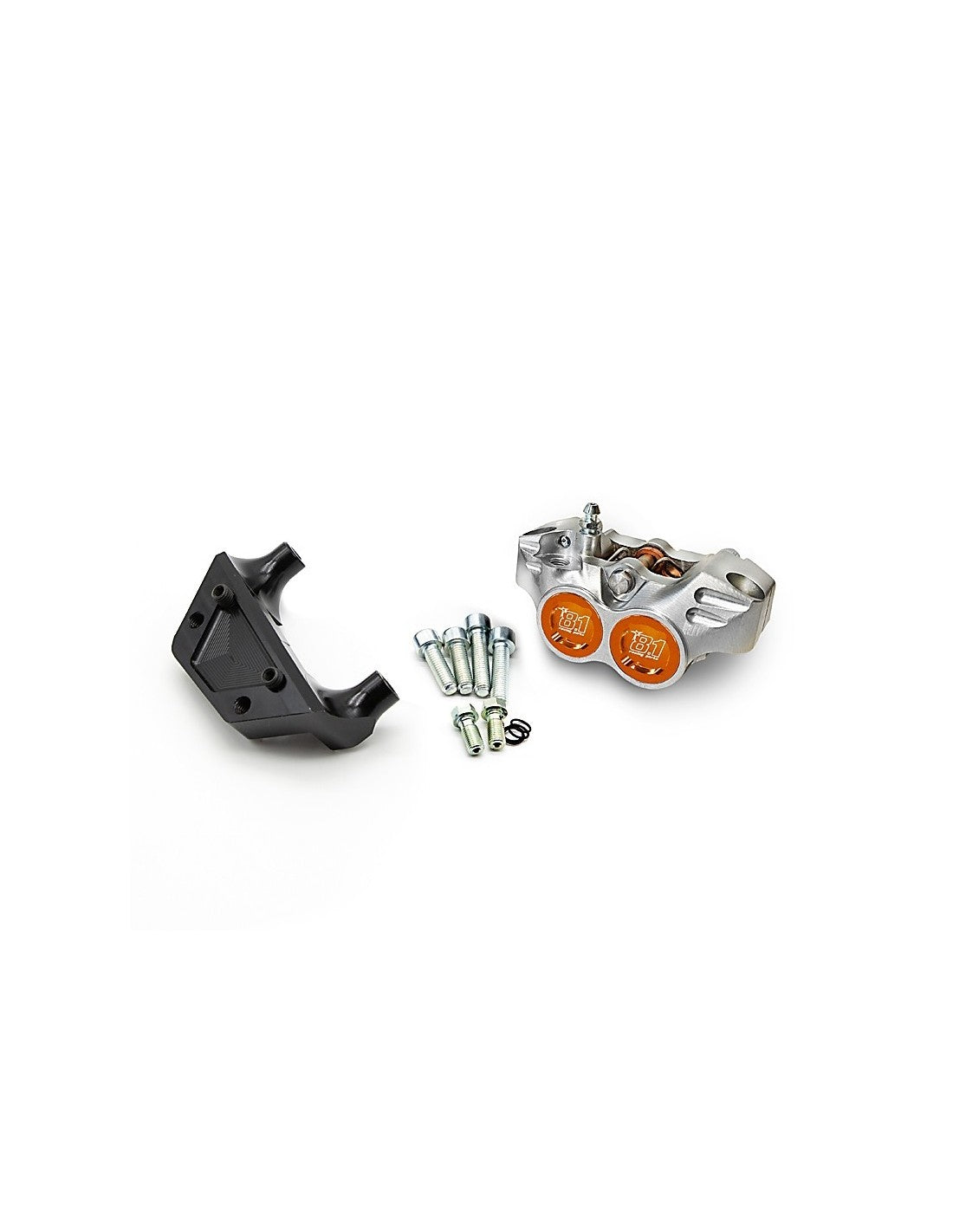 Kit parcial de freno trasero 8.1 con pinza New Era para conversión de tambor a disco para Minarelli Jog R / Aerox / Nitro / Phan