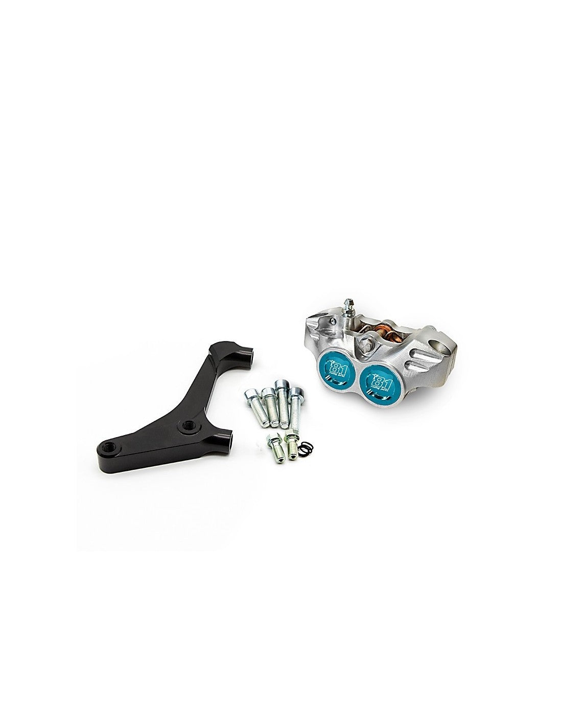 Kit parcial de freno trasero 8.1 con pinza New Era y soporte para bloques motor Minarelli brazo largo, disco, cilindro horizonta