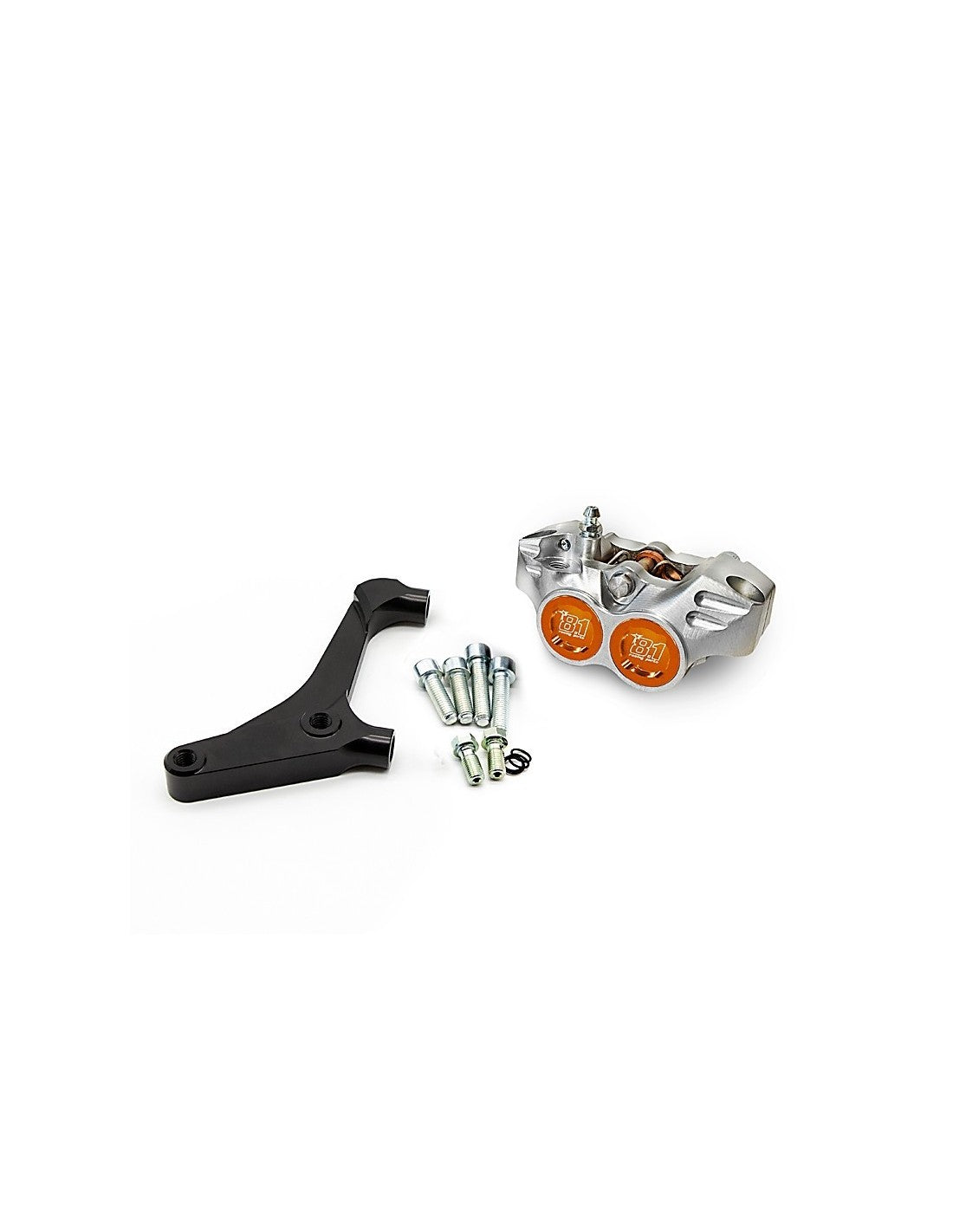 Kit parcial de freno trasero 8.1 con pinza New Era y soporte para bloques motor Minarelli brazo largo, disco, cilindro horizonta