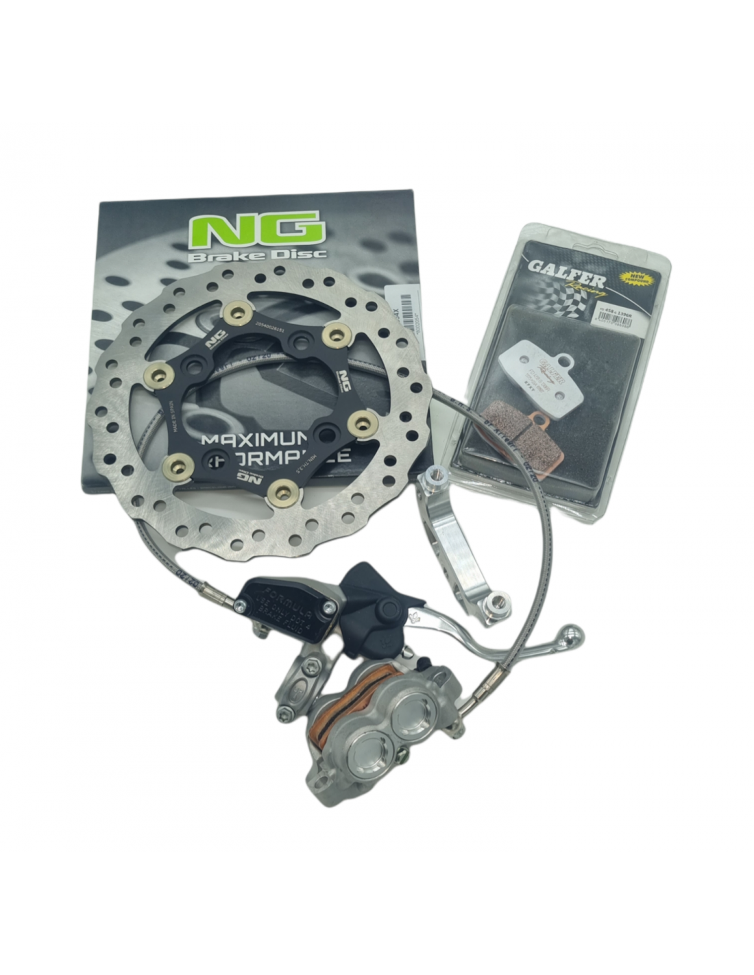 OFERTA Kit frenos Pit Bike Formula+NG+Galfer