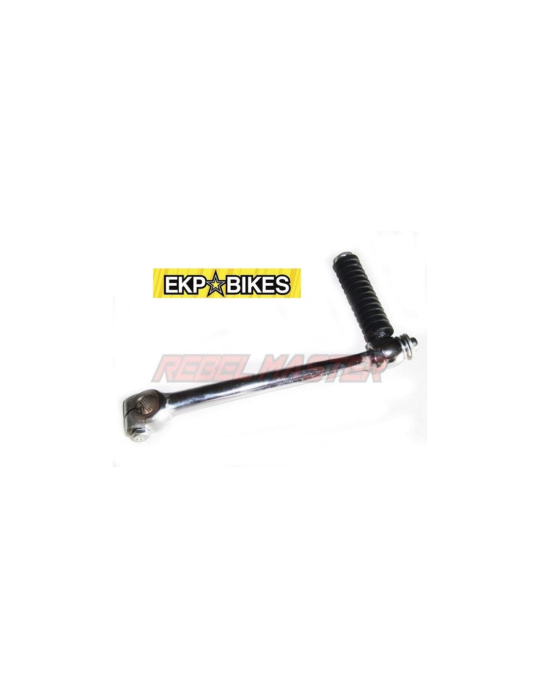 Pata - Palanca arranque cromada pit bike eje fino 16 mm motor ZS/YX