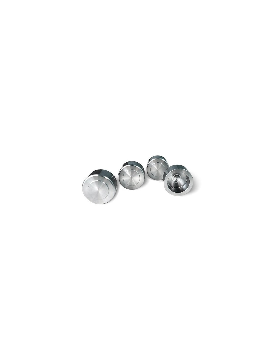 Pistones de acero inoxidable rectificados para pinza radial de 8,1 y Fórmula BAJADA para disco de 5 mm.