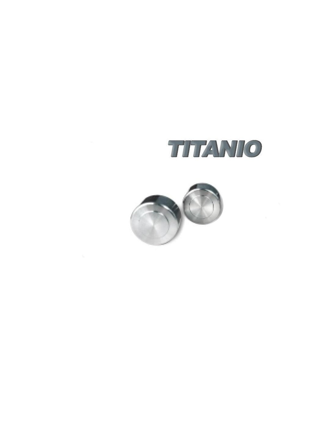 Pistones de titanio x2 para pinzas radiales 8.1 y Fórmula