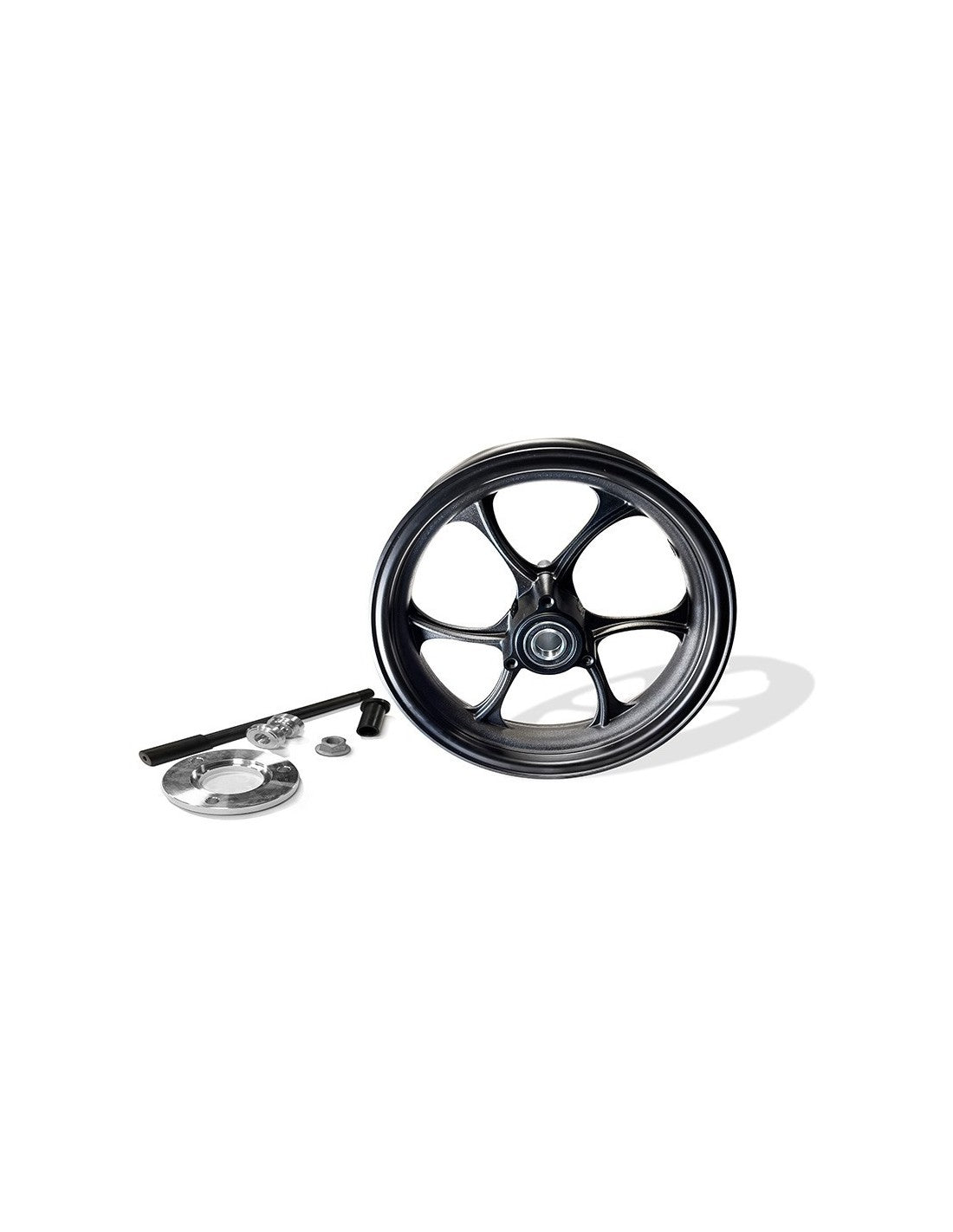 Rueda 12" canal 2,5" con kit de montaje para horquilla JF-1