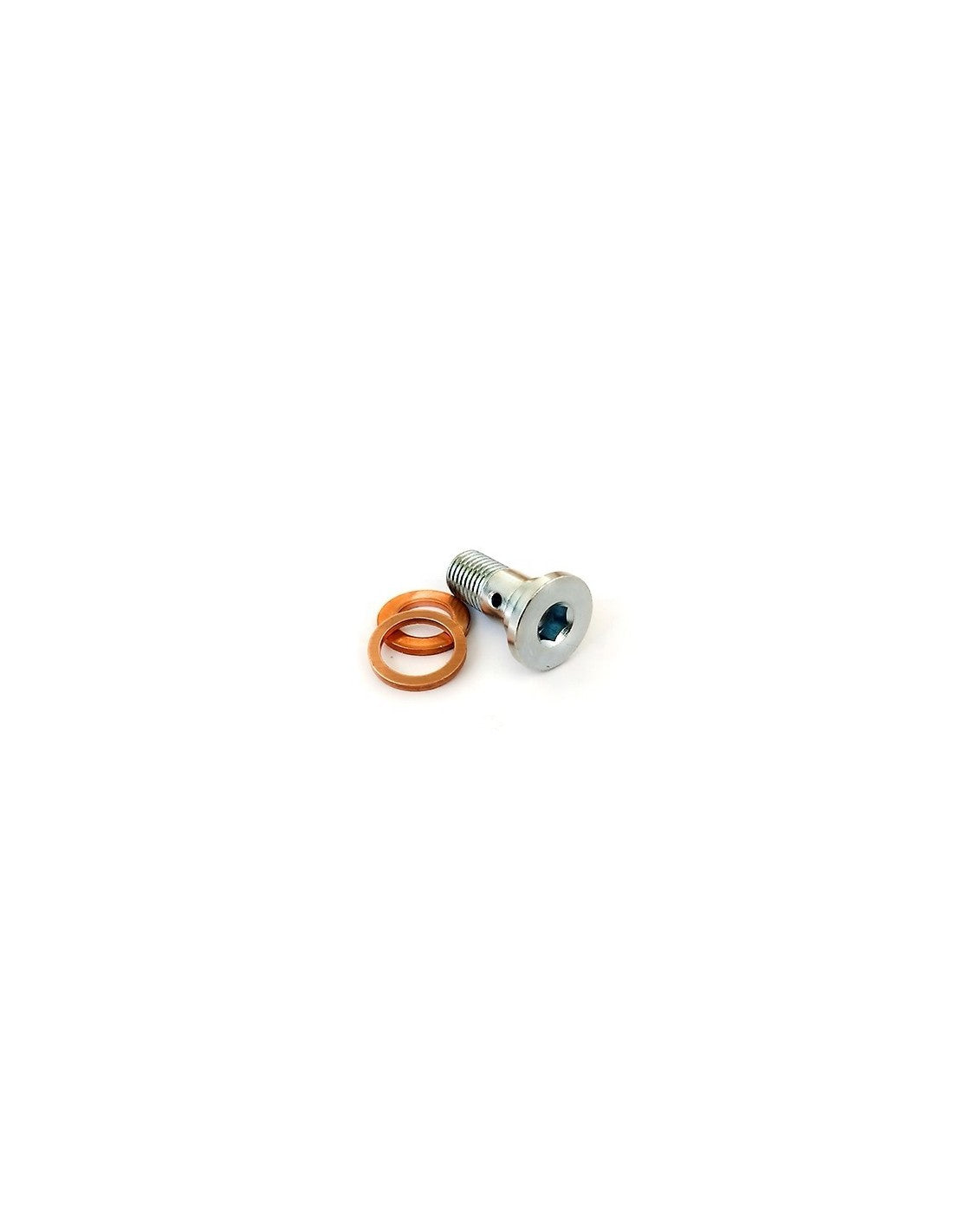 Tornillo banjo cabeza rebajada Adaptador M8x1 para anillo de Ø10mm.